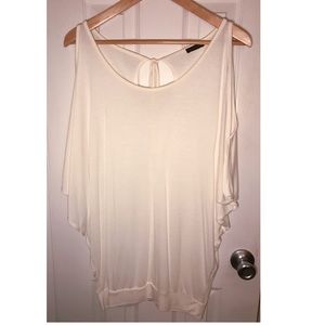 Lascana for Venus Cream Cold Shoulder Top